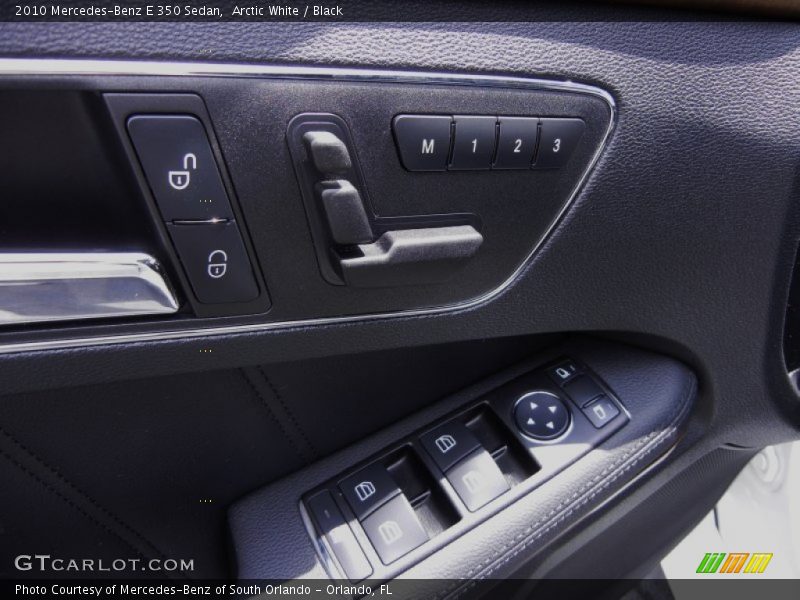 Arctic White / Black 2010 Mercedes-Benz E 350 Sedan