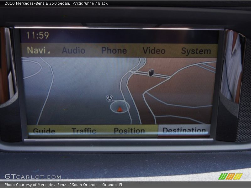 Arctic White / Black 2010 Mercedes-Benz E 350 Sedan