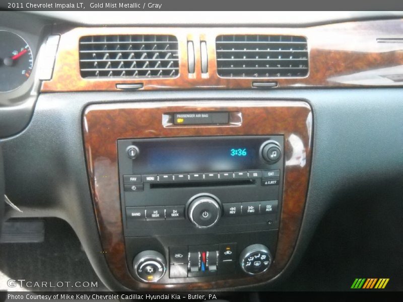 Gold Mist Metallic / Gray 2011 Chevrolet Impala LT