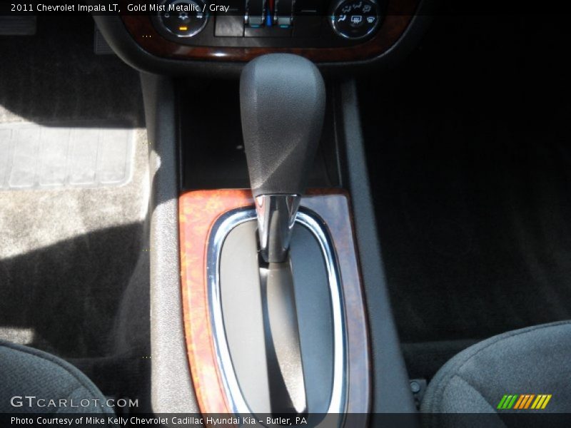 Gold Mist Metallic / Gray 2011 Chevrolet Impala LT