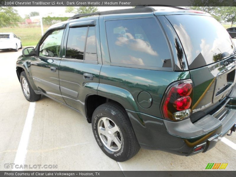 Dark Green Metallic / Medium Pewter 2004 Chevrolet TrailBlazer LS 4x4