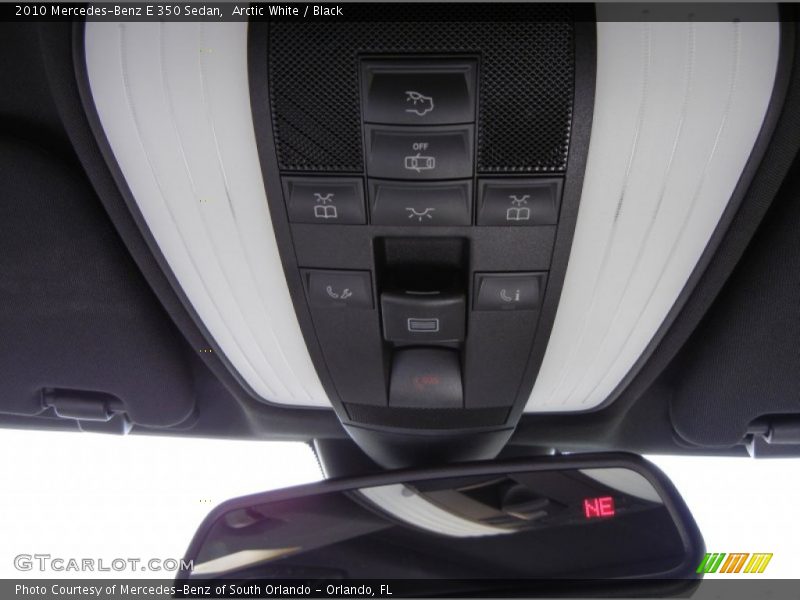 Arctic White / Black 2010 Mercedes-Benz E 350 Sedan