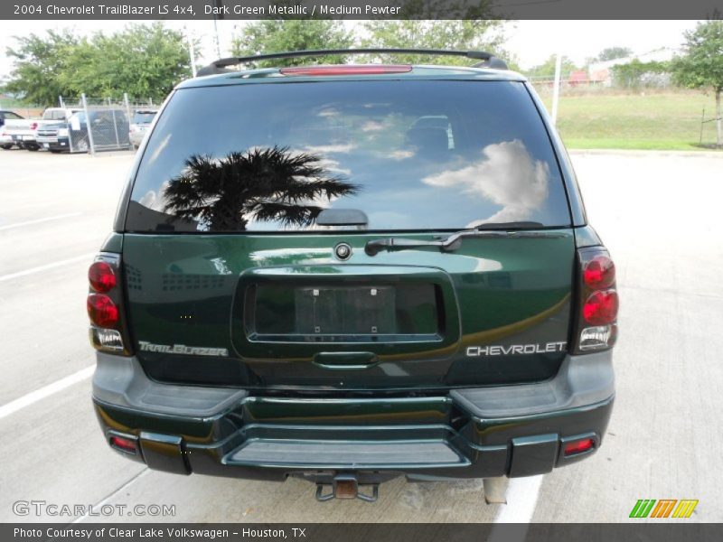 Dark Green Metallic / Medium Pewter 2004 Chevrolet TrailBlazer LS 4x4