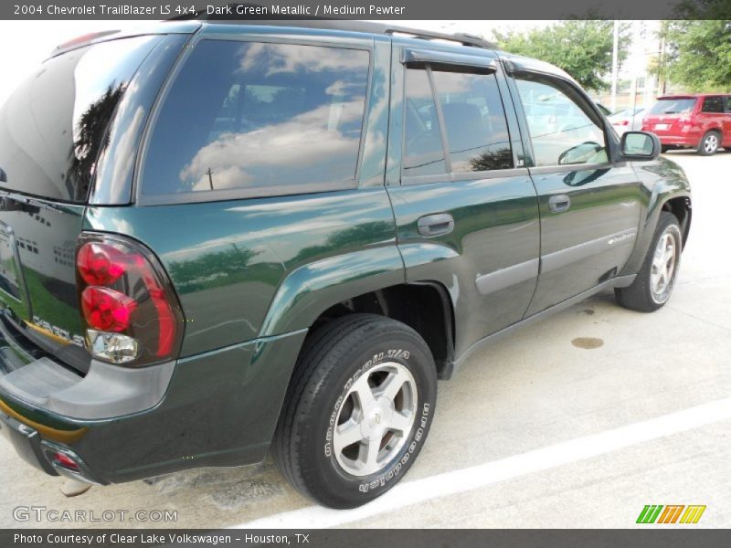 Dark Green Metallic / Medium Pewter 2004 Chevrolet TrailBlazer LS 4x4