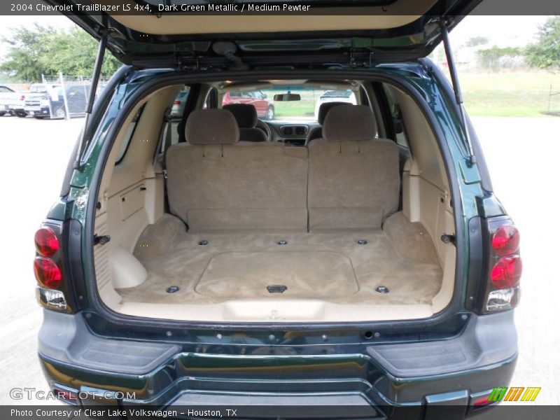 Dark Green Metallic / Medium Pewter 2004 Chevrolet TrailBlazer LS 4x4