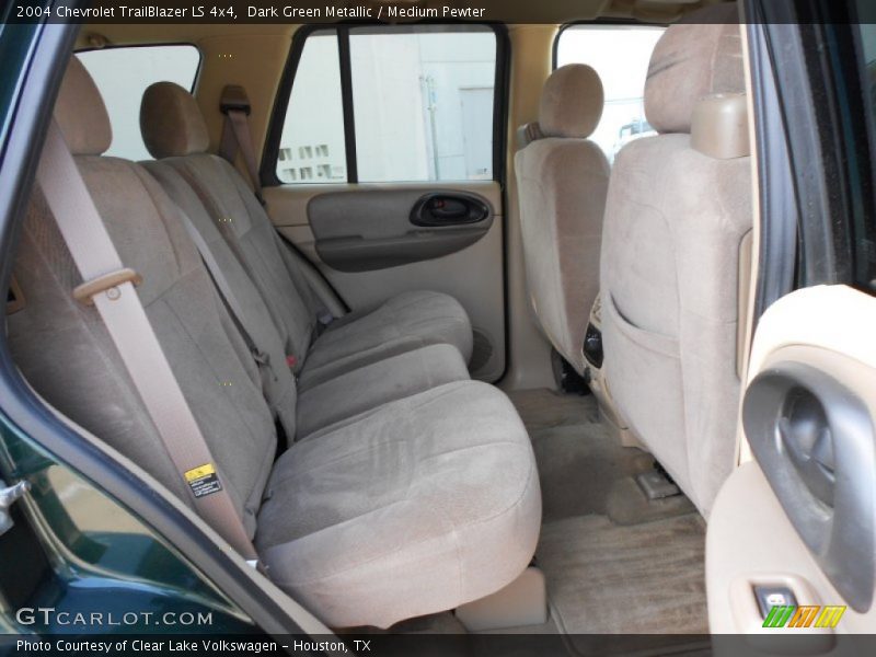 Dark Green Metallic / Medium Pewter 2004 Chevrolet TrailBlazer LS 4x4