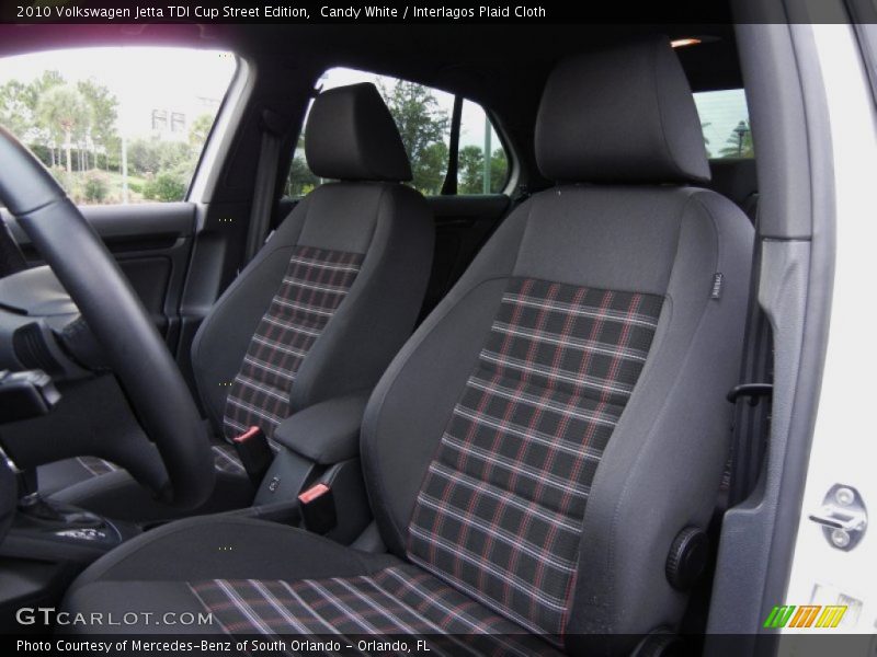  2010 Jetta TDI Cup Street Edition Interlagos Plaid Cloth Interior