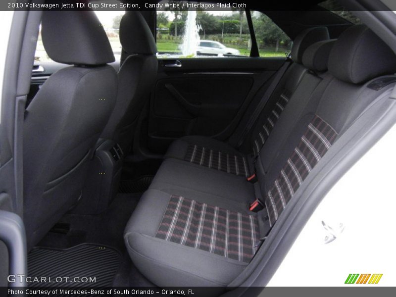  2010 Jetta TDI Cup Street Edition Interlagos Plaid Cloth Interior