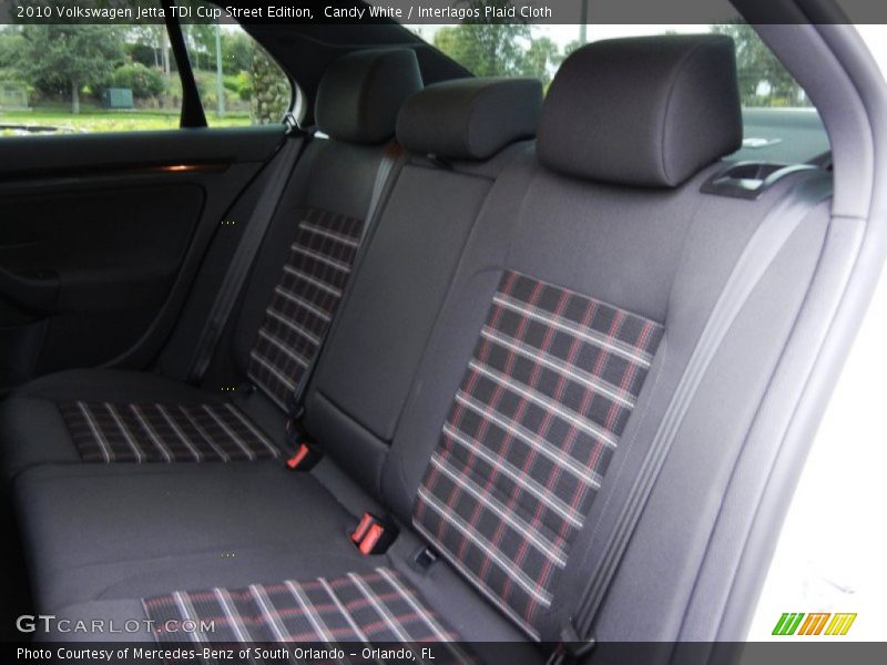  2010 Jetta TDI Cup Street Edition Interlagos Plaid Cloth Interior