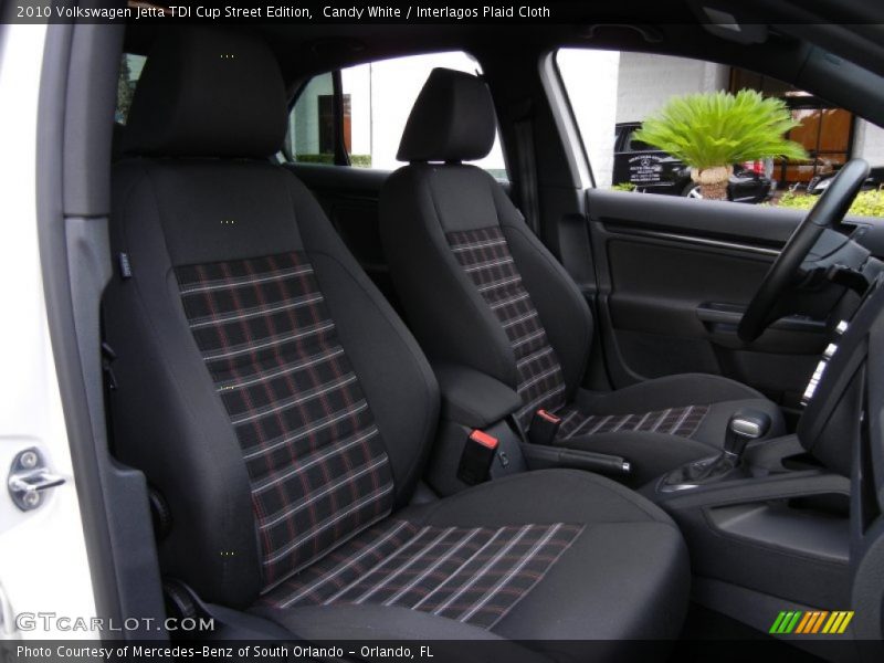  2010 Jetta TDI Cup Street Edition Interlagos Plaid Cloth Interior