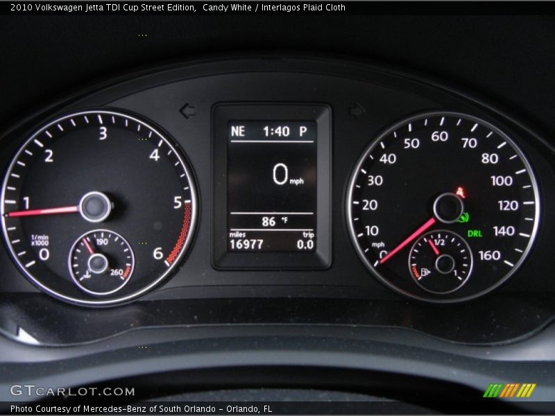  2010 Jetta TDI Cup Street Edition TDI Cup Street Edition Gauges