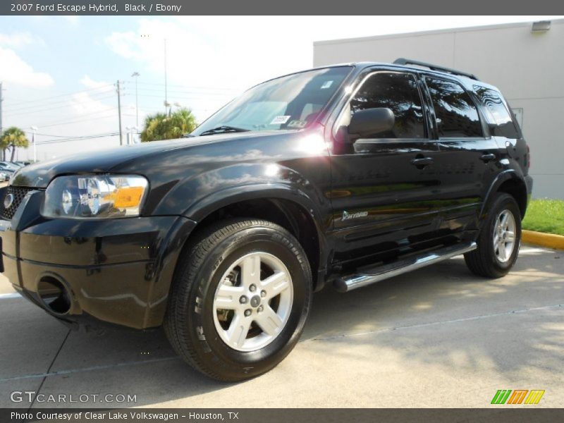 Black / Ebony 2007 Ford Escape Hybrid