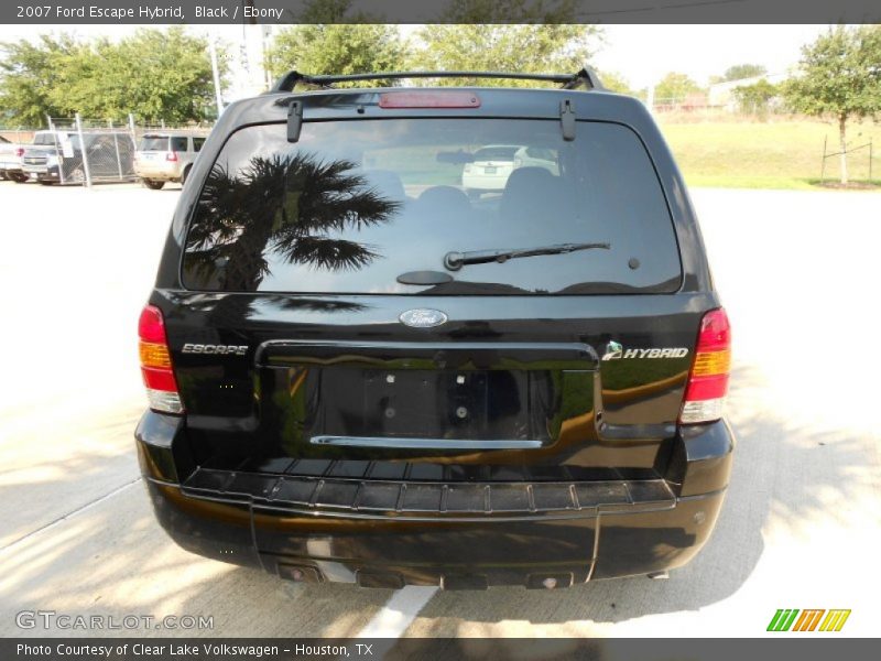 Black / Ebony 2007 Ford Escape Hybrid