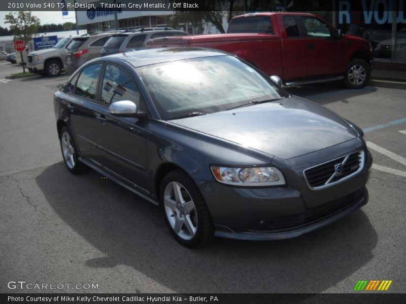 Titanium Grey Metallic / Off Black 2010 Volvo S40 T5 R-Design