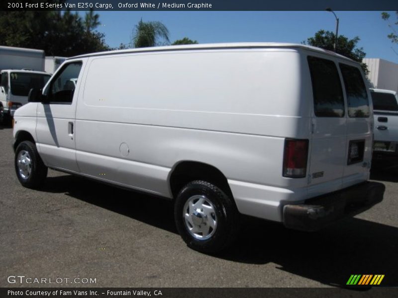 Oxford White / Medium Graphite 2001 Ford E Series Van E250 Cargo
