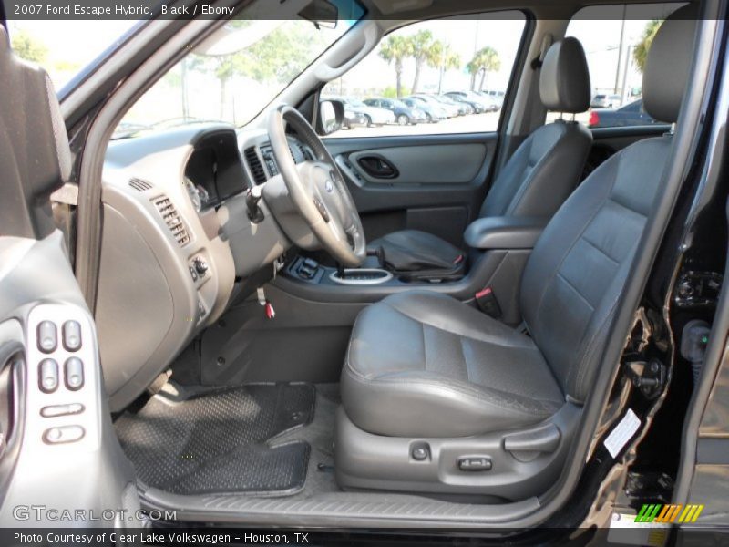 Black / Ebony 2007 Ford Escape Hybrid