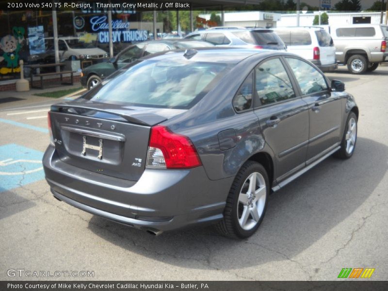 Titanium Grey Metallic / Off Black 2010 Volvo S40 T5 R-Design