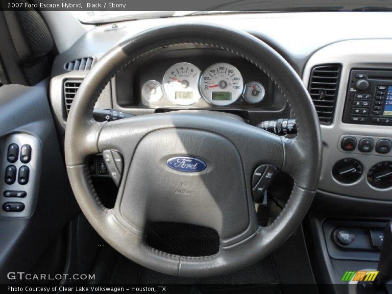 Black / Ebony 2007 Ford Escape Hybrid