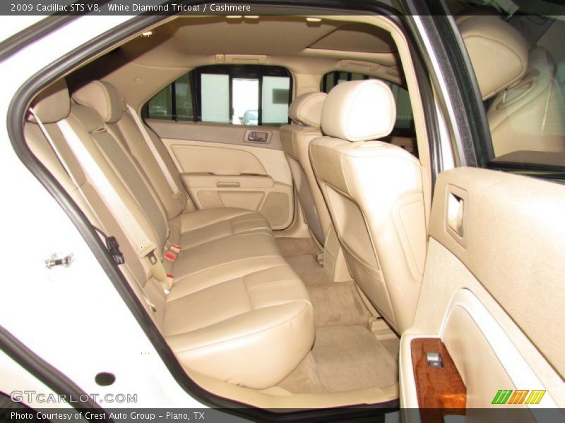 White Diamond Tricoat / Cashmere 2009 Cadillac STS V8