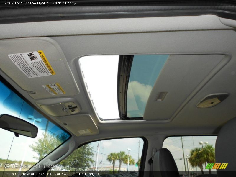 Black / Ebony 2007 Ford Escape Hybrid