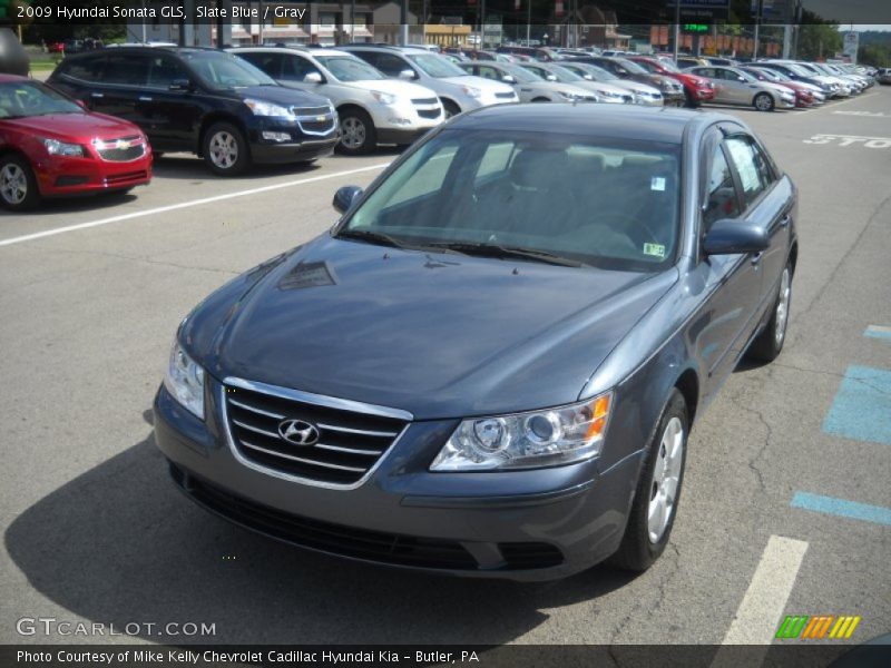 Slate Blue / Gray 2009 Hyundai Sonata GLS