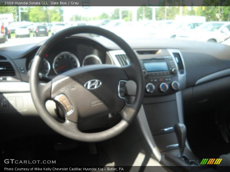 Slate Blue / Gray 2009 Hyundai Sonata GLS