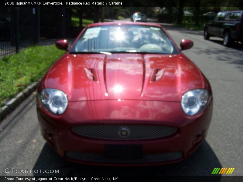 Radiance Red Metallic / Caramel 2008 Jaguar XK XKR Convertible