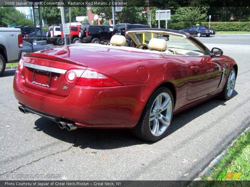 Radiance Red Metallic / Caramel 2008 Jaguar XK XKR Convertible