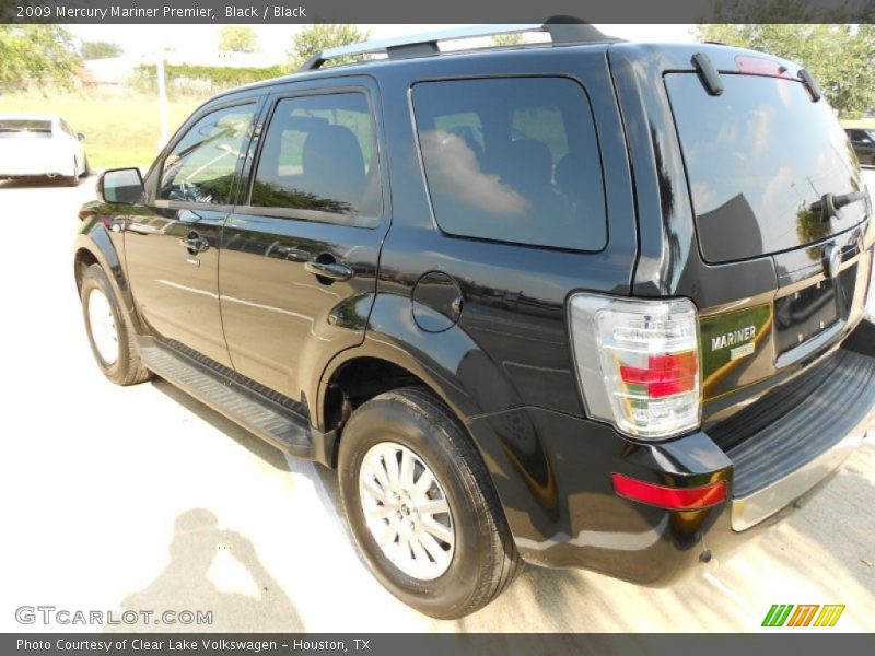 Black / Black 2009 Mercury Mariner Premier