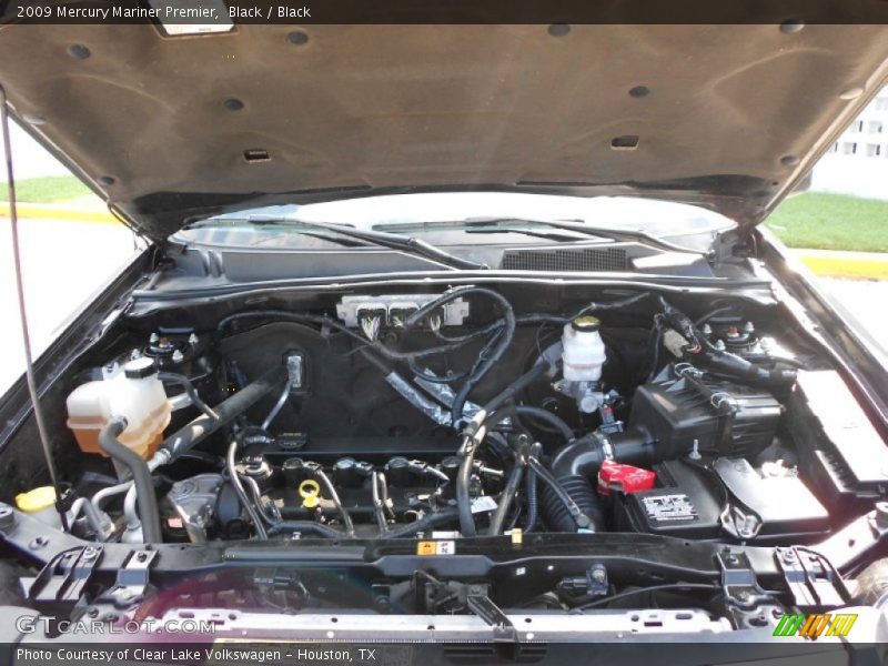 Black / Black 2009 Mercury Mariner Premier