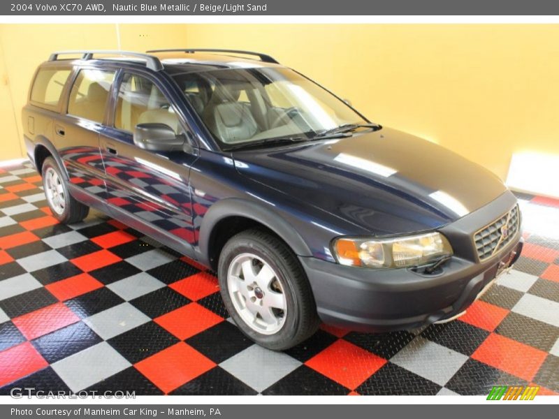 Nautic Blue Metallic / Beige/Light Sand 2004 Volvo XC70 AWD