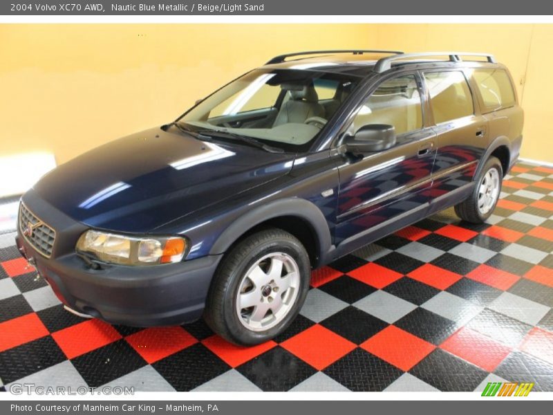 Nautic Blue Metallic / Beige/Light Sand 2004 Volvo XC70 AWD