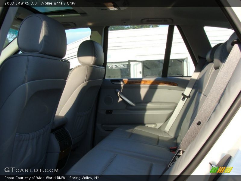 Alpine White / Gray 2003 BMW X5 3.0i