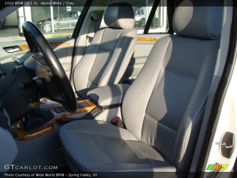 Alpine White / Gray 2003 BMW X5 3.0i