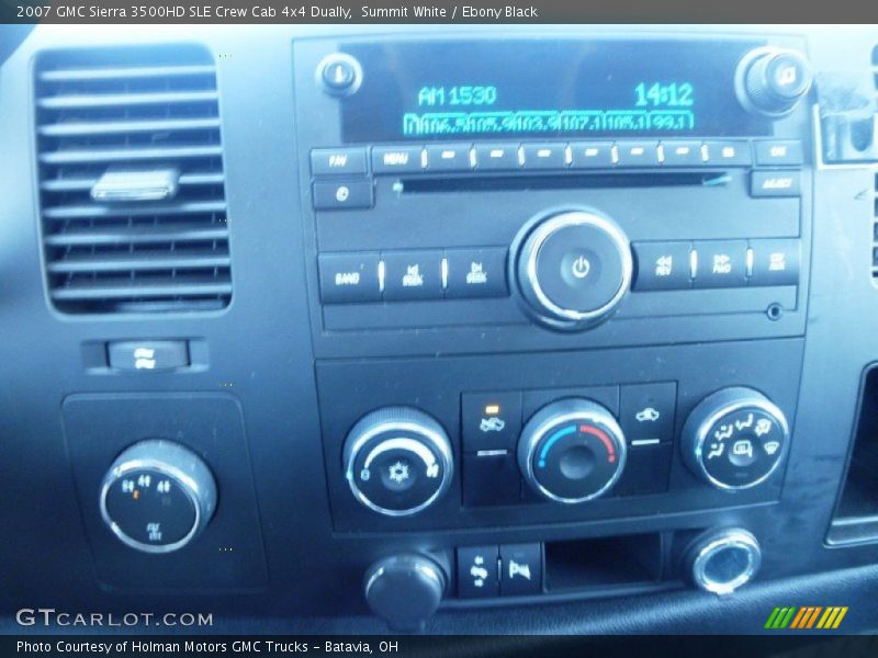 Summit White / Ebony Black 2007 GMC Sierra 3500HD SLE Crew Cab 4x4 Dually