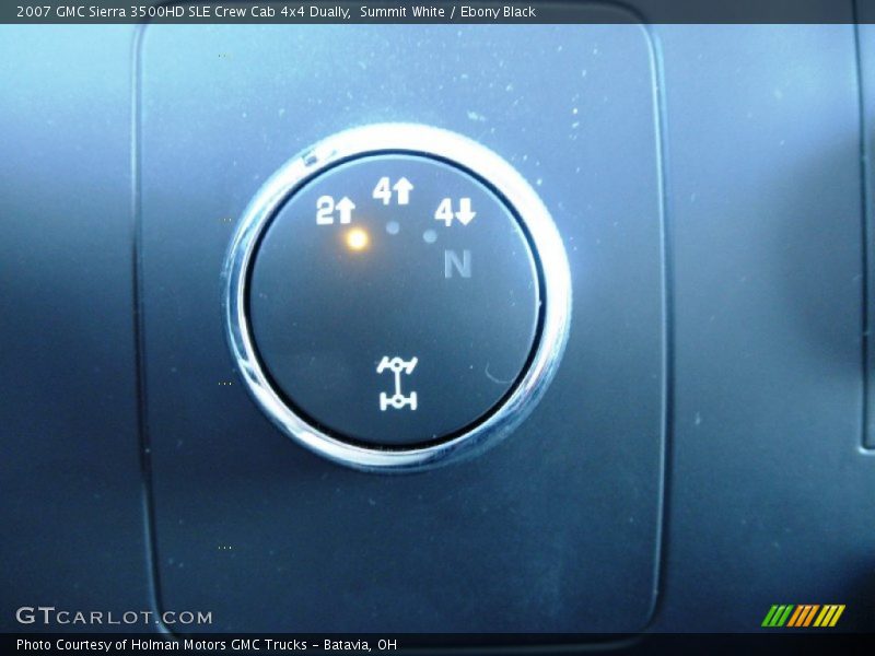 Summit White / Ebony Black 2007 GMC Sierra 3500HD SLE Crew Cab 4x4 Dually