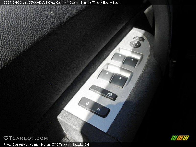 Summit White / Ebony Black 2007 GMC Sierra 3500HD SLE Crew Cab 4x4 Dually
