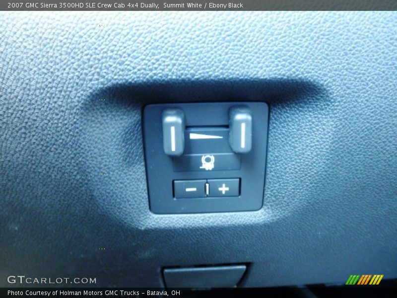 Summit White / Ebony Black 2007 GMC Sierra 3500HD SLE Crew Cab 4x4 Dually
