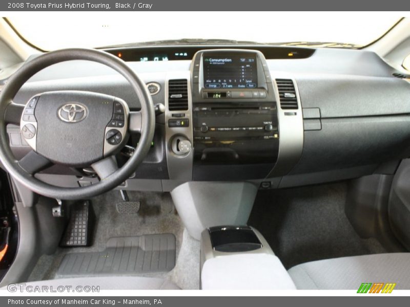 Black / Gray 2008 Toyota Prius Hybrid Touring