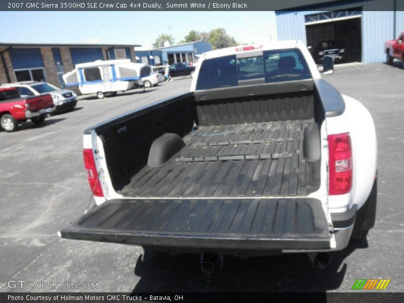 Summit White / Ebony Black 2007 GMC Sierra 3500HD SLE Crew Cab 4x4 Dually