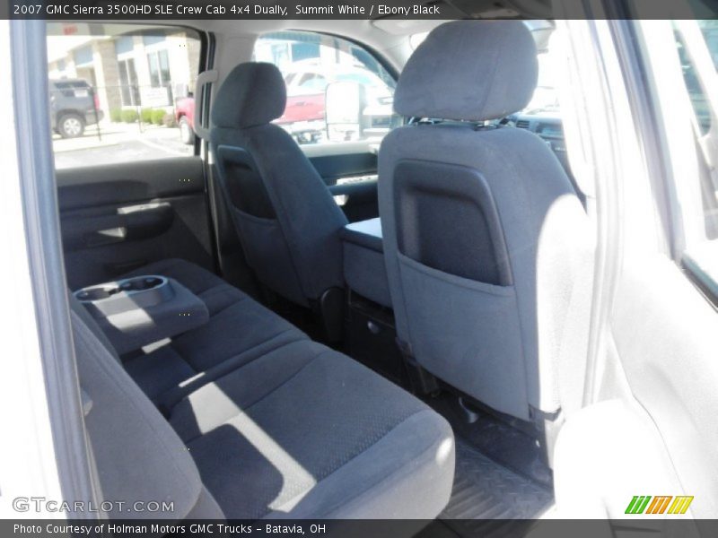 Summit White / Ebony Black 2007 GMC Sierra 3500HD SLE Crew Cab 4x4 Dually