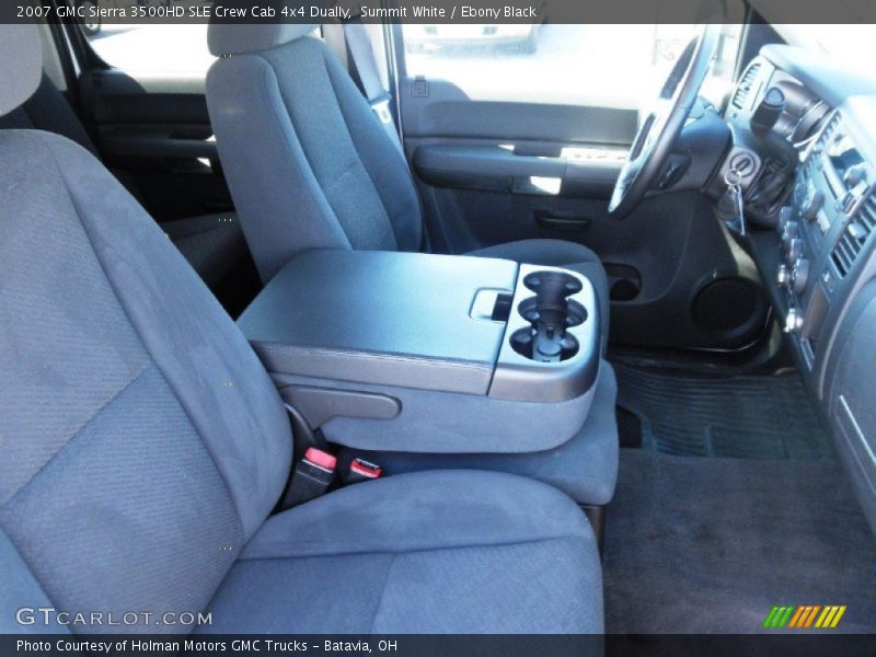 Summit White / Ebony Black 2007 GMC Sierra 3500HD SLE Crew Cab 4x4 Dually