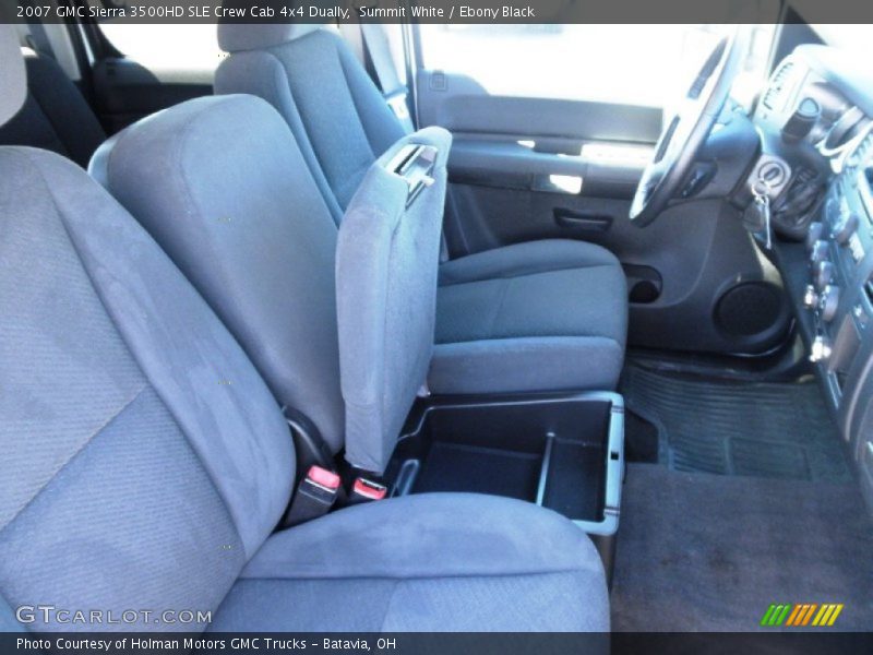 Summit White / Ebony Black 2007 GMC Sierra 3500HD SLE Crew Cab 4x4 Dually