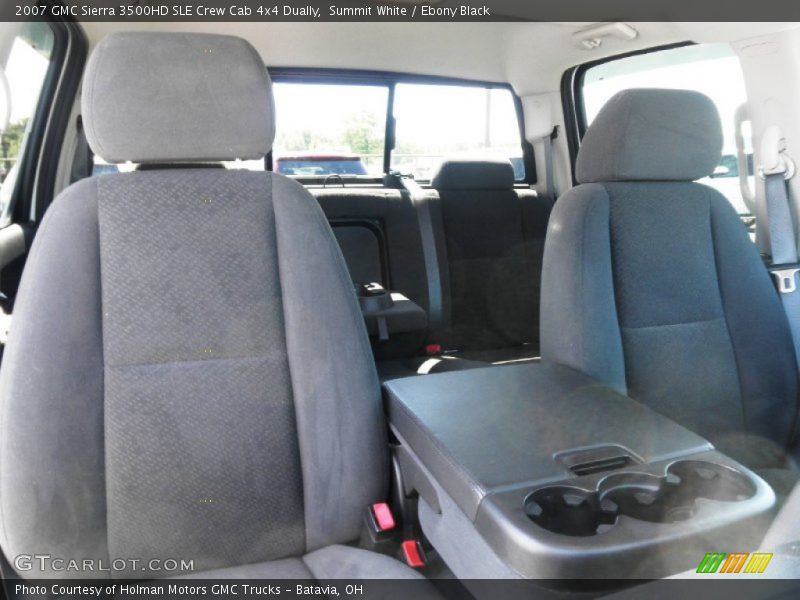 Summit White / Ebony Black 2007 GMC Sierra 3500HD SLE Crew Cab 4x4 Dually