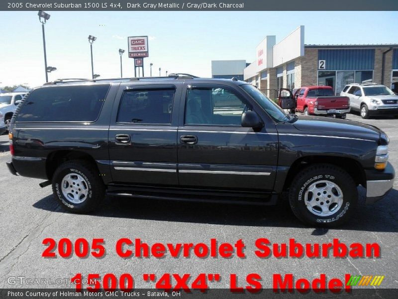 Dark Gray Metallic / Gray/Dark Charcoal 2005 Chevrolet Suburban 1500 LS 4x4