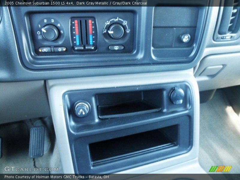 Dark Gray Metallic / Gray/Dark Charcoal 2005 Chevrolet Suburban 1500 LS 4x4