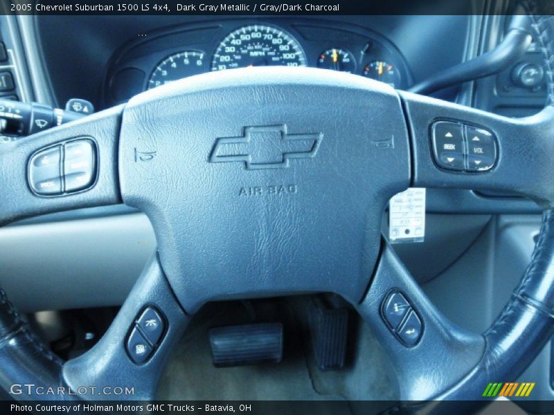 Dark Gray Metallic / Gray/Dark Charcoal 2005 Chevrolet Suburban 1500 LS 4x4