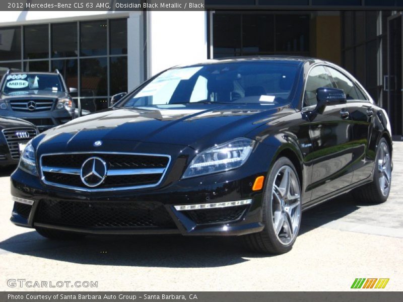 Obsidian Black Metallic / Black 2012 Mercedes-Benz CLS 63 AMG