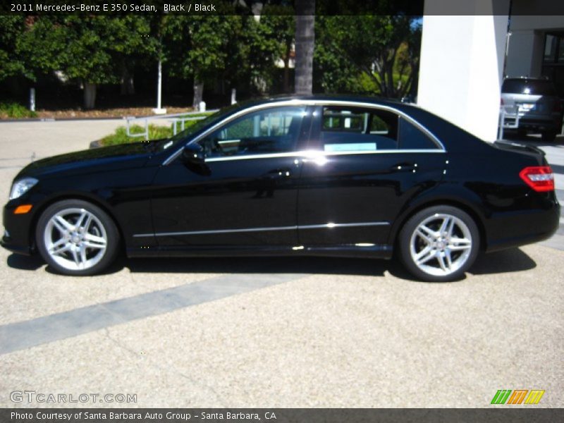 Black / Black 2011 Mercedes-Benz E 350 Sedan