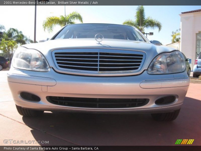 Brilliant Silver Metallic / Ash 2001 Mercedes-Benz S 430 Sedan